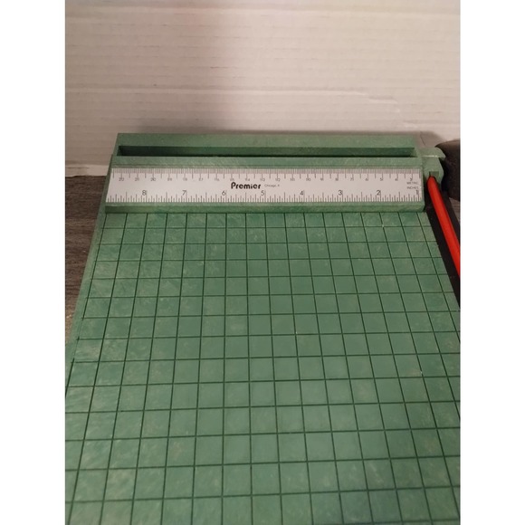 Vintage Premier Paper Cutter & Trimmer Model 210 Polyboard USA With Box - Picture 3 of 6
